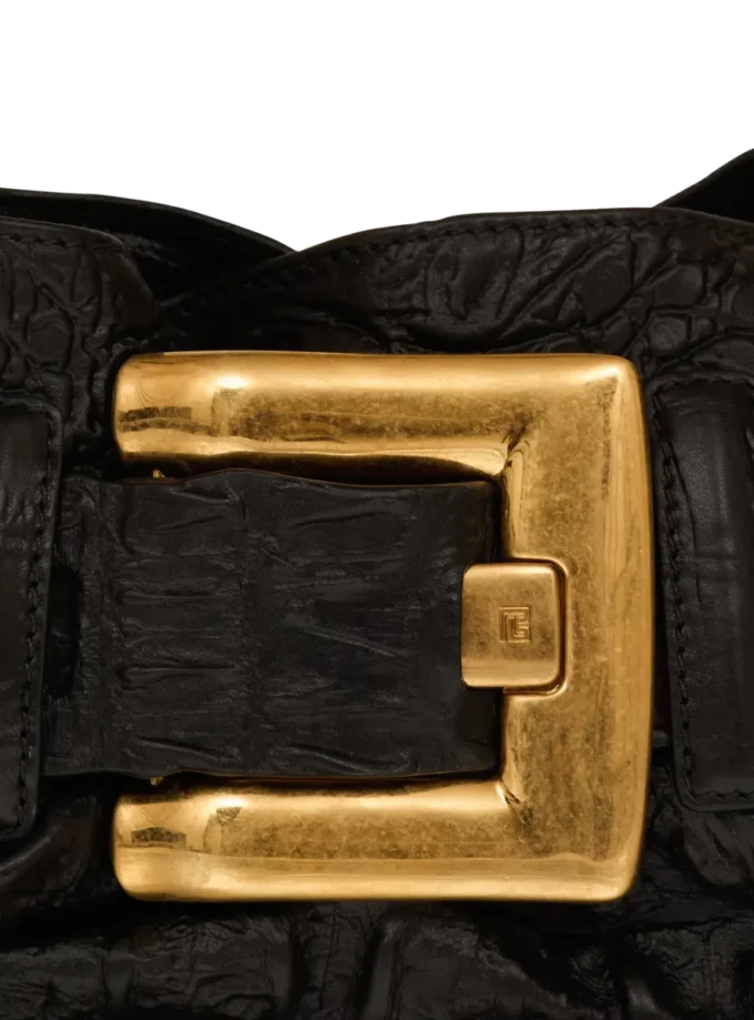 Mini Anthem Tasche aus geprägtem Kalbsleder mit Krokodilprägung Mini Anthem Tasche aus geprägtem Kalbsleder mit Krokodilprägung
