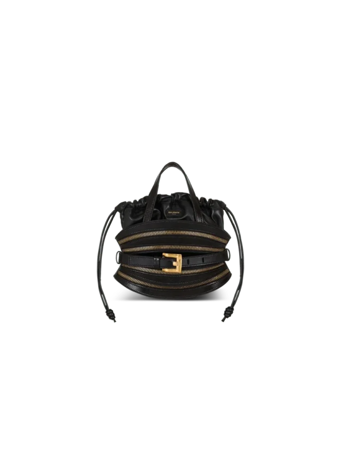 Mini Shuffle Zips Tasche aus Kalbsleder Mini Shuffle Zips Tasche aus Kalbsleder