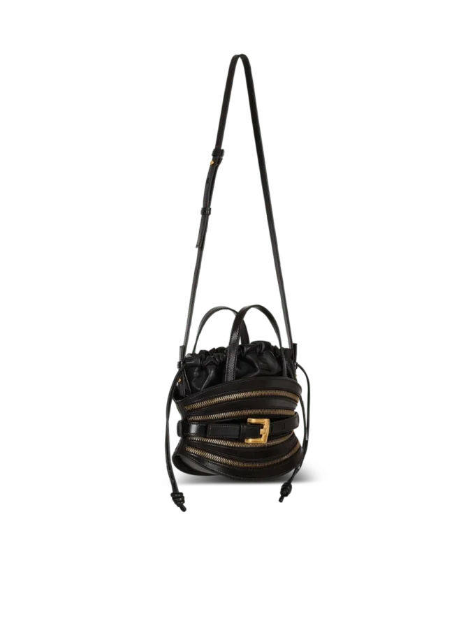 Mini Shuffle Zips Tasche aus Kalbsleder Mini Shuffle Zips Tasche aus Kalbsleder