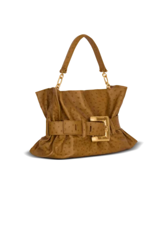 Mittlere Anthem-Tasche aus geprägtem Kalbsleder