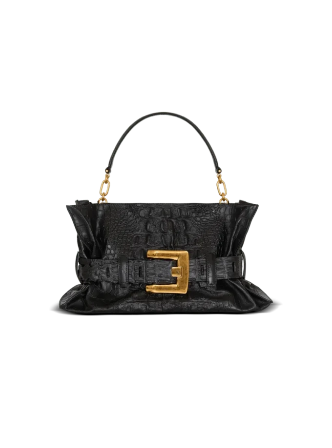 Mittlere Anthem-Tasche aus geprägtem Kalbsleder mit Krokodilprägung Mittlere Anthem-Tasche aus geprägtem Kalbsleder mit Krokodilprägung