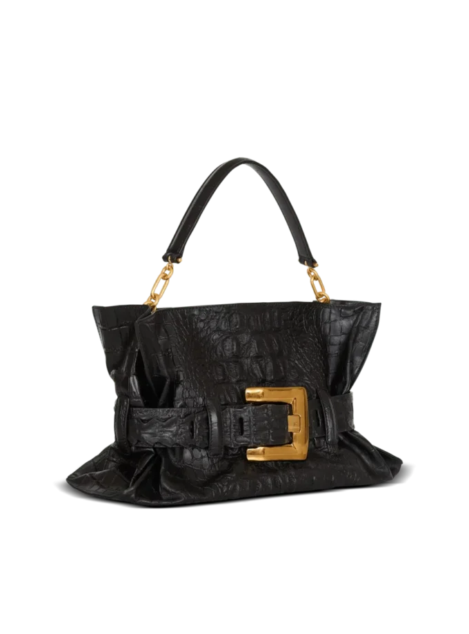 Mittlere Anthem-Tasche aus geprägtem Kalbsleder mit Krokodilprägung Mittlere Anthem-Tasche aus geprägtem Kalbsleder mit Krokodilprägung