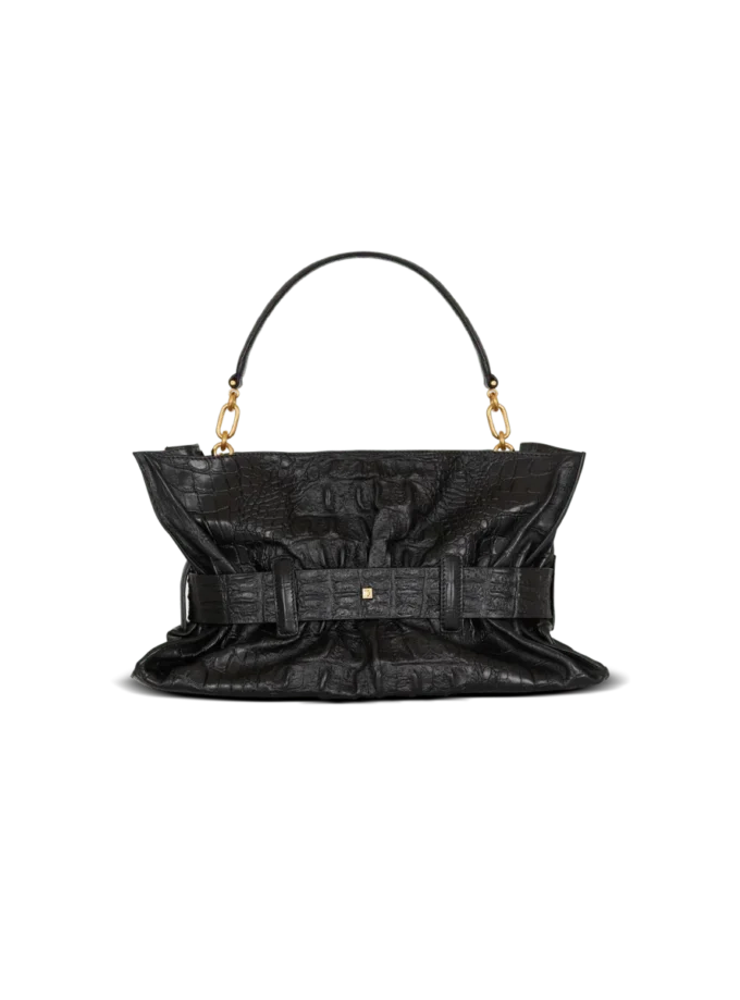 Mittlere Anthem-Tasche aus geprägtem Kalbsleder mit Krokodilprägung Mittlere Anthem-Tasche aus geprägtem Kalbsleder mit Krokodilprägung
