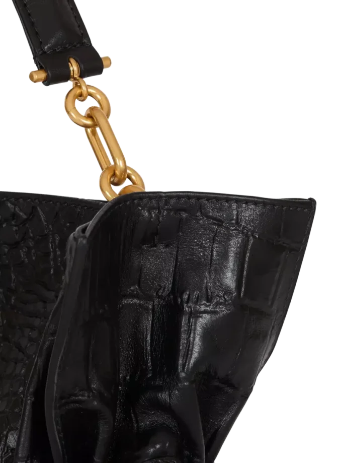 Mittlere Anthem-Tasche aus geprägtem Kalbsleder mit Krokodilprägung Mittlere Anthem-Tasche aus geprägtem Kalbsleder mit Krokodilprägung