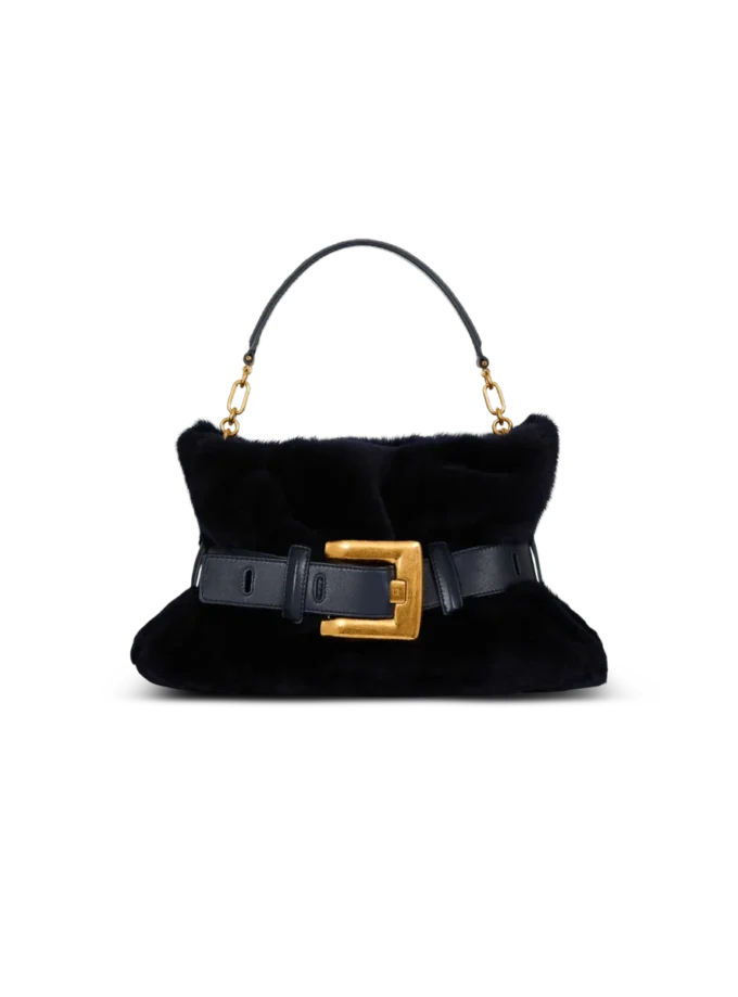 Mittlere Anthem-Tasche aus Lammfell Mittlere Anthem-Tasche aus Lammfell