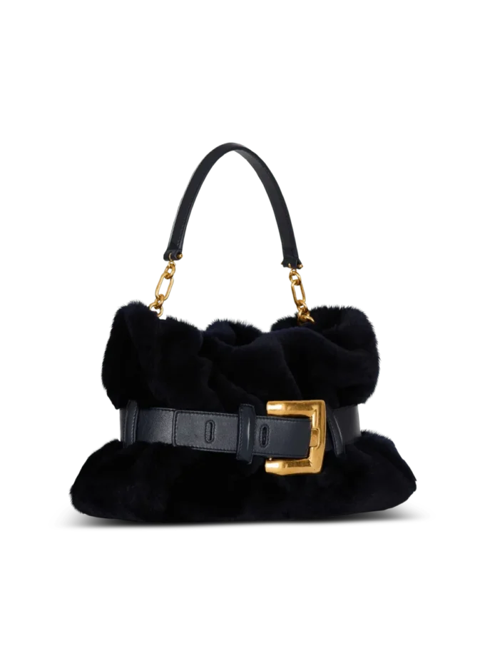 Mittlere Anthem-Tasche aus Lammfell Mittlere Anthem-Tasche aus Lammfell