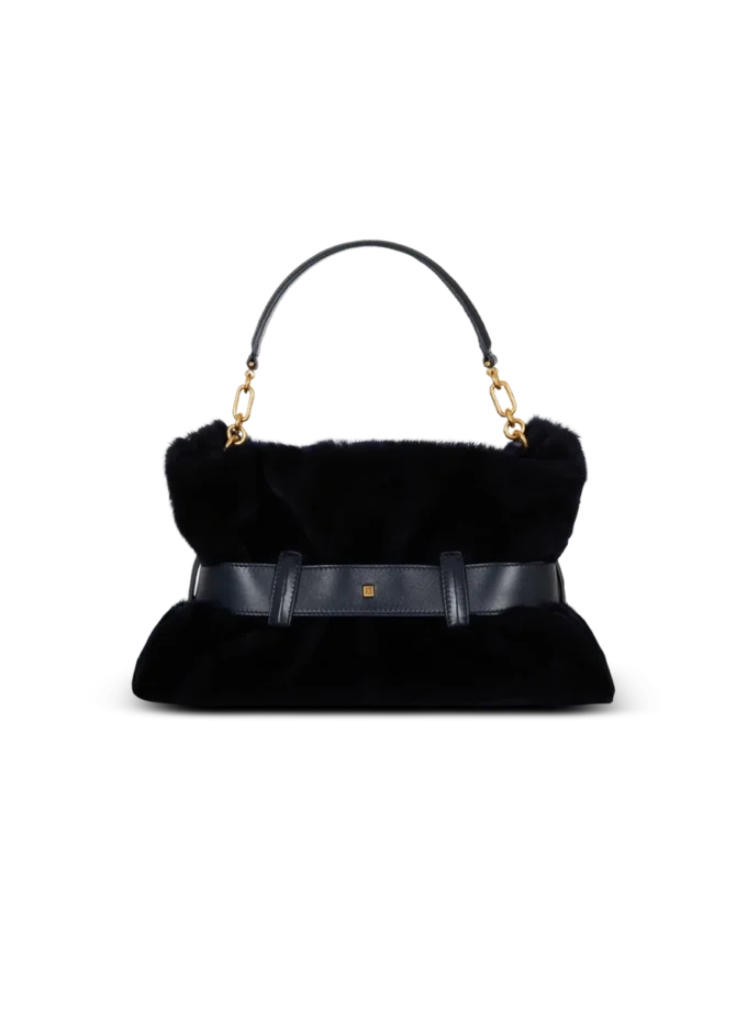 Mittlere Anthem-Tasche aus Lammfell Mittlere Anthem-Tasche aus Lammfell