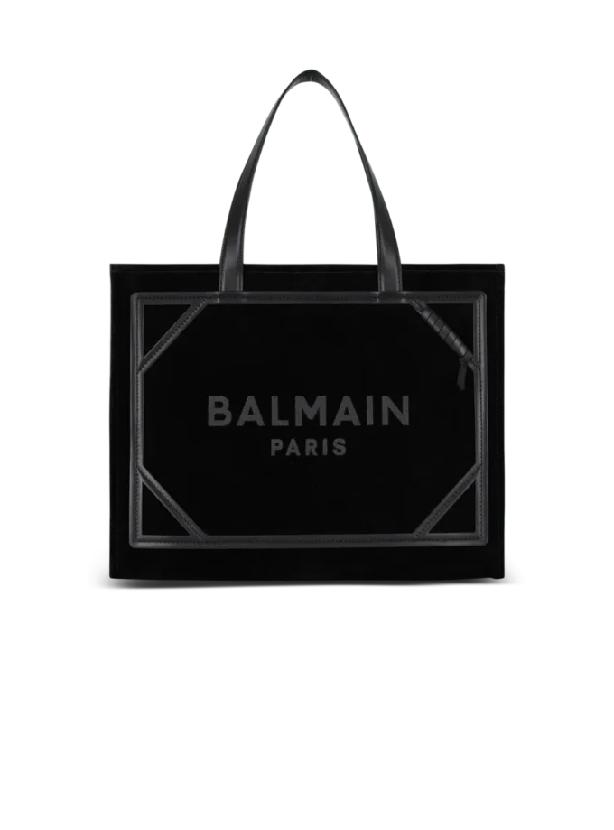 Mittlere B-Army-Tasche aus Wildleder