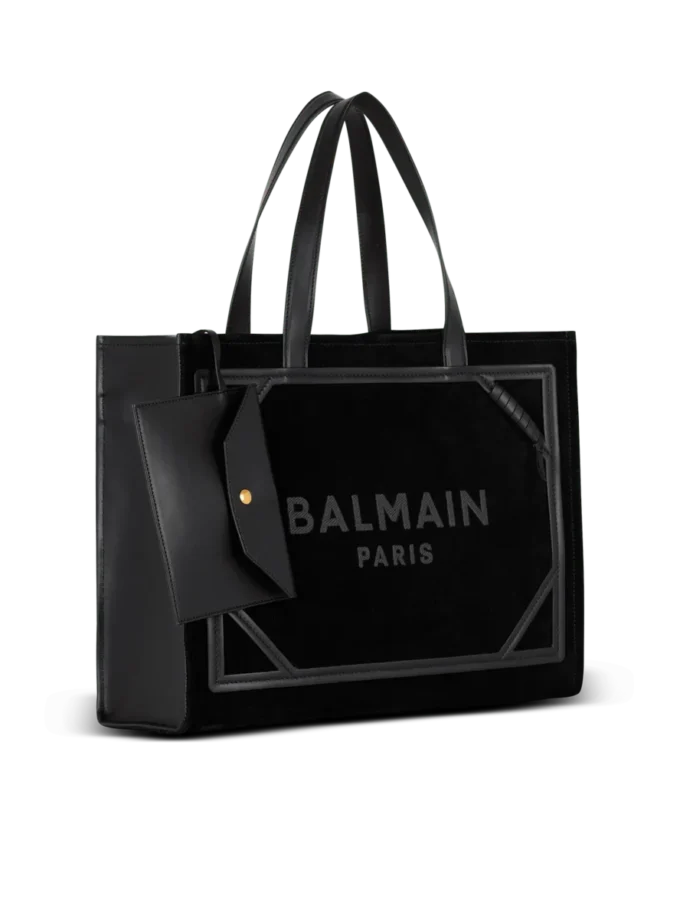 Mittlere B-Army-Tasche aus Wildleder