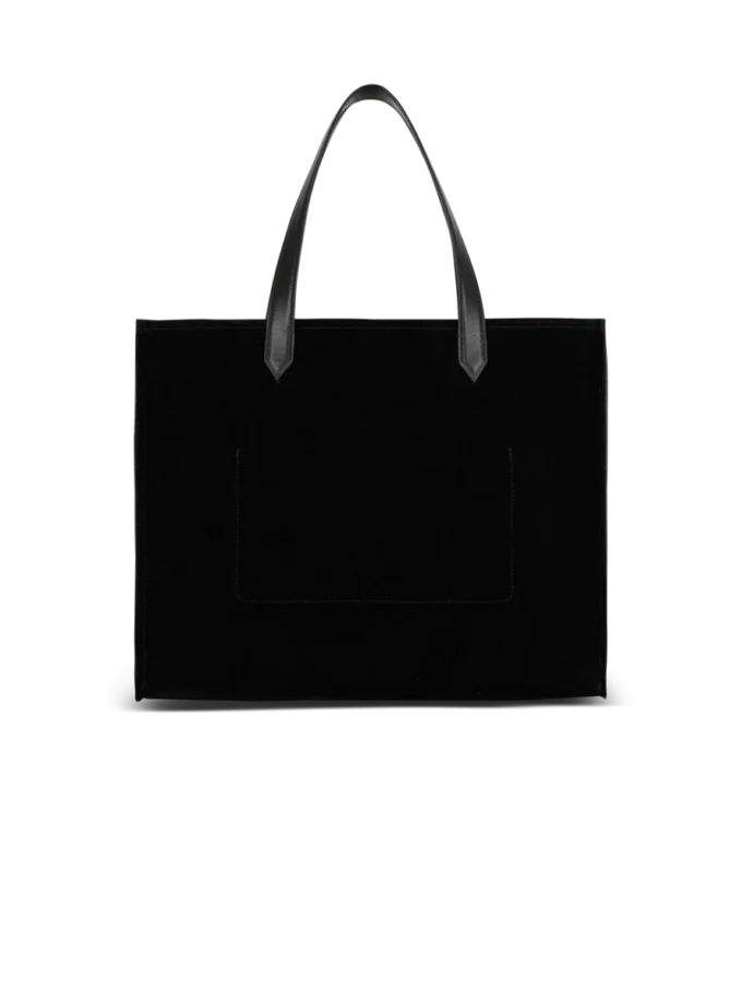 Mittlere B-Army-Tasche aus Wildleder