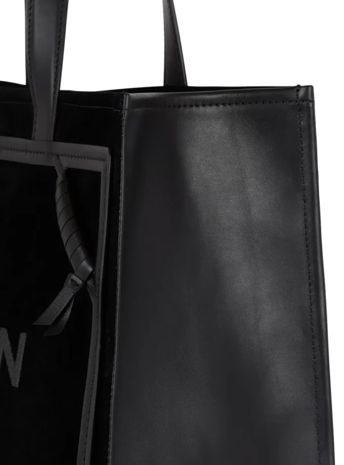 Mittlere B-Army-Tasche aus Wildleder