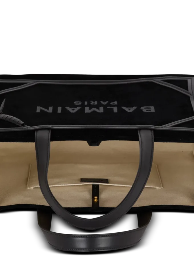 Mittlere B-Army-Tasche aus Wildleder