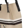 Mittlere Release Shopper-Tasche aus Canvas und Kalbsleder Mittlere Release Shopper-Tasche aus Canvas und Kalbsleder