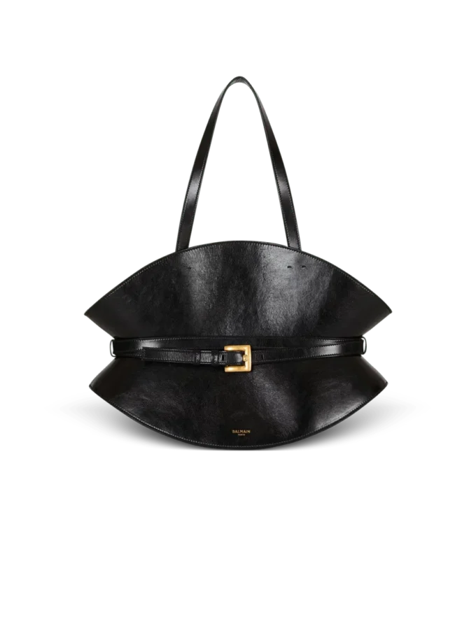 Mittlere Shuffle-Tasche aus Kalbsleder Mittlere Shuffle-Tasche aus Kalbsleder