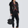 Mittlere Shuffle-Tasche aus Kalbsleder Mittlere Shuffle-Tasche aus Kalbsleder