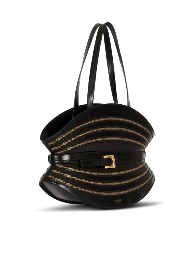 Mittlere Shuffle Zips Tasche aus Kalbsleder Mittlere Shuffle Zips Tasche aus Kalbsleder