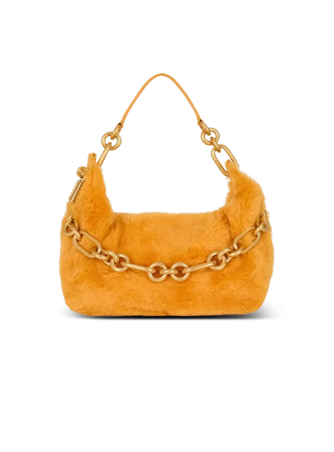 Mittlere Sync-Tasche aus Lammfell Mittlere Sync-Tasche aus Lammfell