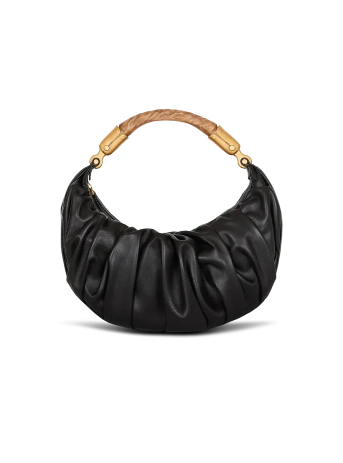 Mittlere Tasche „Ebene” aus Kalbsleder