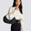 Mittlere Tasche „Ebene” aus Kalbsleder