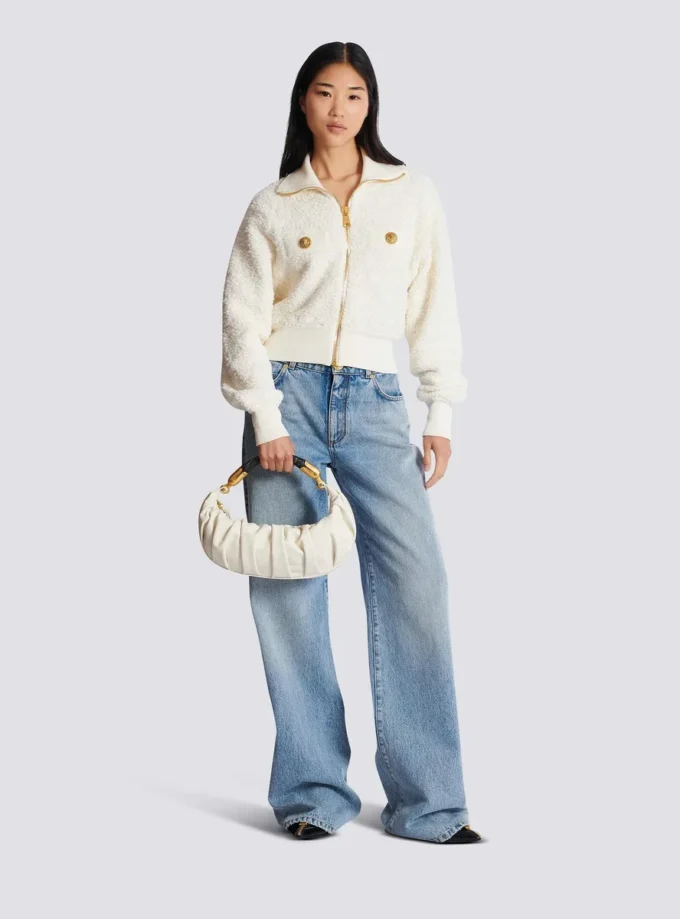 Mittlere Tasche „Ebene” aus Kalbsleder