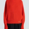 Mohair-Strickpullover mit Kragen-Detail Mohair-Strickpullover mit Kragen-Detail