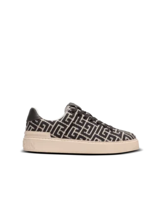 Monogramm-Jacquard B-Court Sneakers