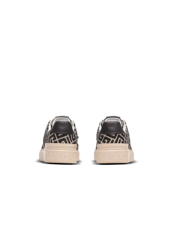 Monogramm-Jacquard B-Court Sneakers Monogramm-Jacquard B-Court Sneakers