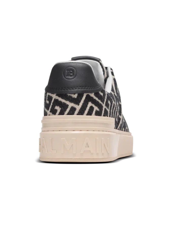Monogramm-Jacquard B-Court Sneakers Monogramm-Jacquard B-Court Sneakers