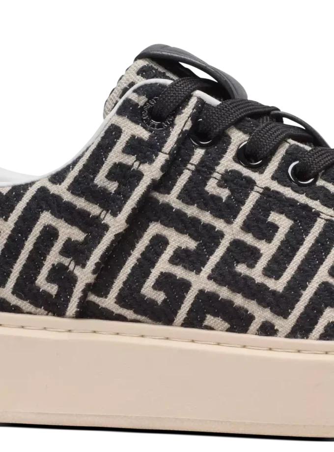 Monogramm-Jacquard B-Court Sneakers Monogramm-Jacquard B-Court Sneakers