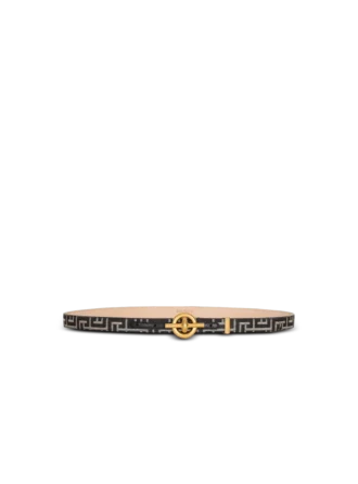 Monogramm-Jacquard-T-Bar-Gürtel