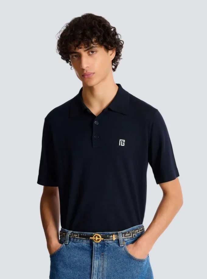 Monogramm-Jacquard-T-Bar-Gürtel