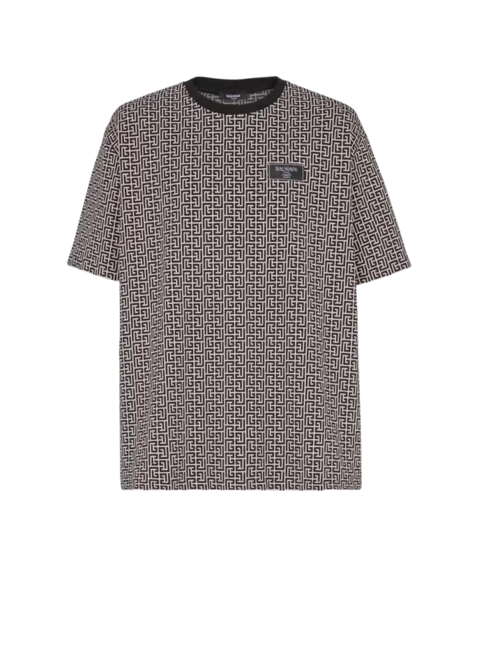 Monogramm-Jacquard-T-Shirt Monogramm-Jacquard-T-Shirt