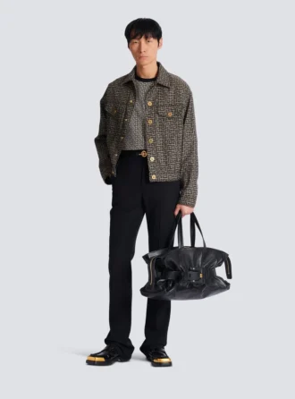 Monogramm-Jacquard-T-Shirt