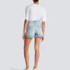 Monogramm-Jeansshorts