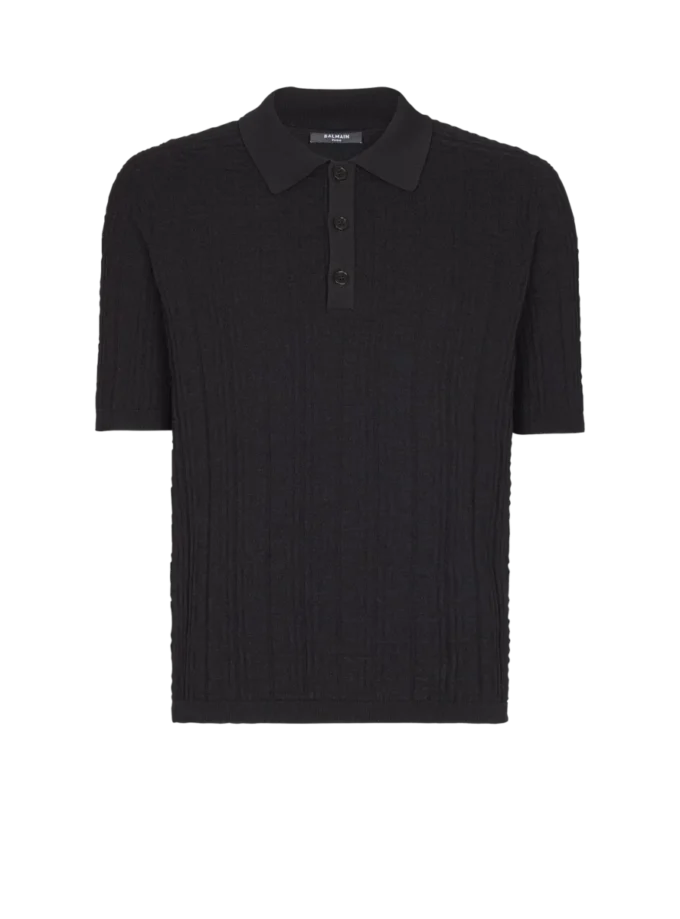 Monogramm-Strickpolo Monogramm-Strickpolo