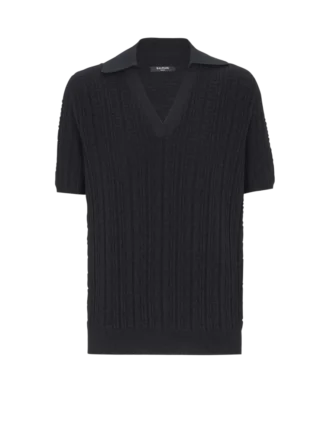 Monogramm-Strickpolo
