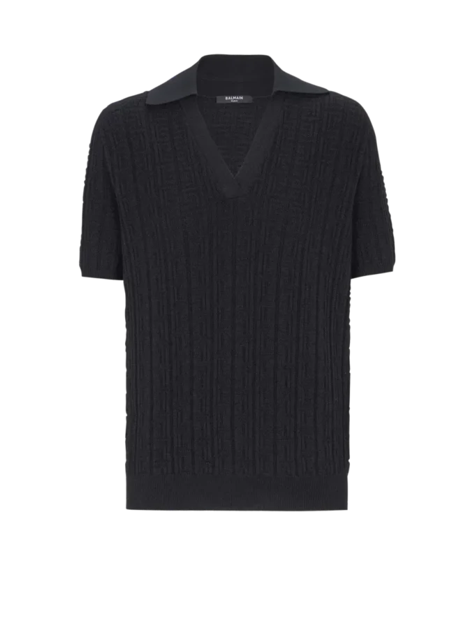 Monogramm-Strickpolo