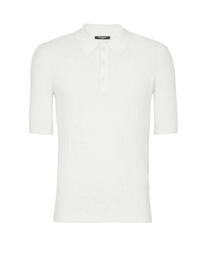 Monogramm-Strickpolo Monogramm-Strickpolo