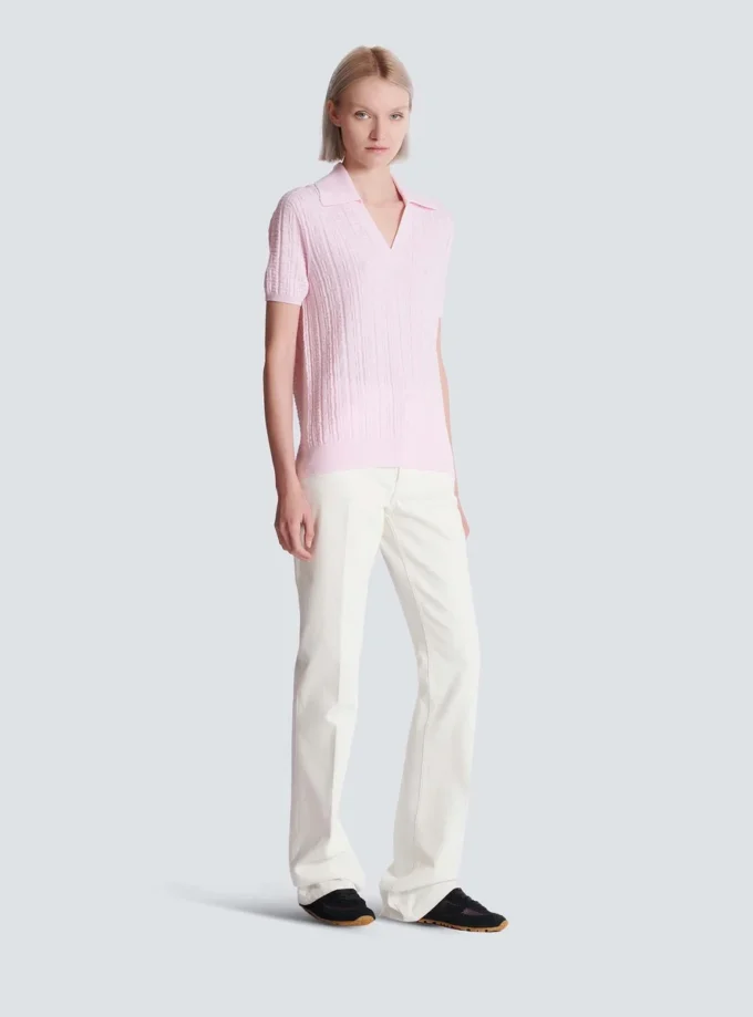 Monogramm-Strickpolo