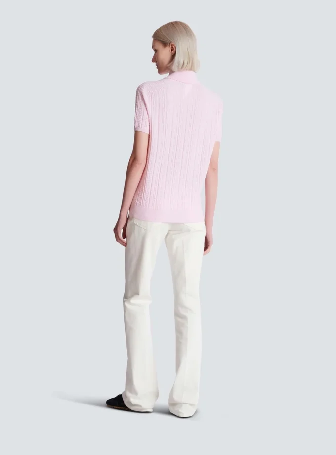 Monogramm-Strickpolo