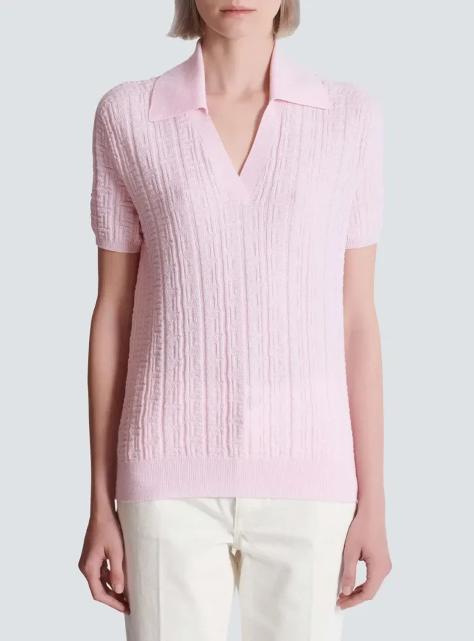 Monogramm-Strickpolo