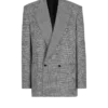 Oversize-Jacke aus Prince-of-Wales-Jacquard