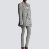 Oversize-Jacke aus Prince-of-Wales-Jacquard