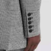 Oversize-Jacke aus Prince-of-Wales-Jacquard