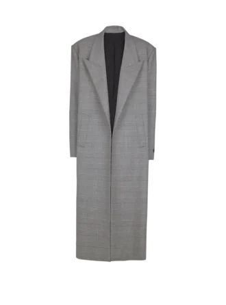 Oversize-Mantel aus Prince-of-Wales-Wolle