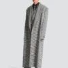 Oversize-Mantel aus Prince-of-Wales-Wolle Oversize-Mantel aus Prince-of-Wales-Wolle