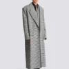 Oversize-Mantel aus Prince-of-Wales-Wolle Oversize-Mantel aus Prince-of-Wales-Wolle