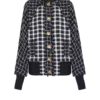 Oversized-Bomberjacke aus gemischtem Tweed Oversized-Bomberjacke aus gemischtem Tweed