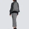 Oversized-Bomberjacke aus gemischtem Tweed Oversized-Bomberjacke aus gemischtem Tweed