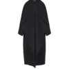 Oversized-Cape-Mantel aus Wolle